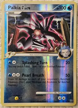 Pokemon Palkia G 12/127 Reverse Holo Rare Platinum Base Set English NM/ LP - Image 1