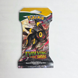 Pokemon Evolving Skies Sleeved Booster Pack Umbreon Artwork Pokemon - NEW SEALED - Image 1