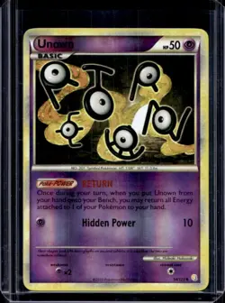2010 Pokemon HeartGold & SoulSilver Unown Reverse Holo #54/123 - Image 1