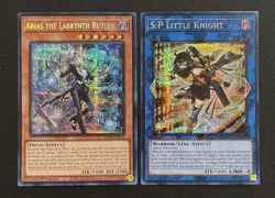 2024 YUGIOH MP24 SECRET RARE ARIAS BUTLER & SP LITTLE KNIGHT NM SET - Image 1