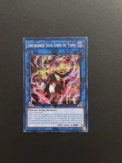 2024 YUGIOH MP24 SECRET RARE UNCHAINED SOUL LORD OF YAMA NM - Image 1