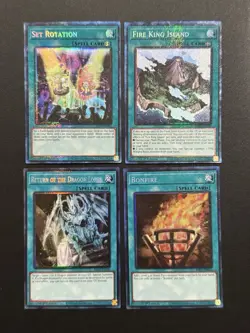 2024 YUGIOH RA03 1ST ED COLLECTORS RARE BONFIRE NM BONUS NM - Image 1
