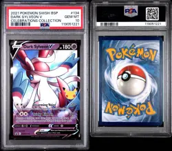 Pokemon TCG 2021 DARK SYLVEON V Celebrations SWSH134 BSP PSA 10 GEM MINT - Image 1