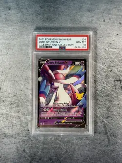 Pokemon TCG 2021 DARK SYLVEON V Celebrations SWSH134 BSP PSA 10 GEM MINT - Image 1