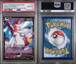 Pokemon TCG 2021 DARK SYLVEON V Celebrations SWSH134 BSP PSA 10 GEM MINT - Image 3