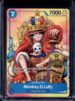 2024 One Piece Monkey.D.Luffy Promo Convention Exclusive #P-043 - Image 1