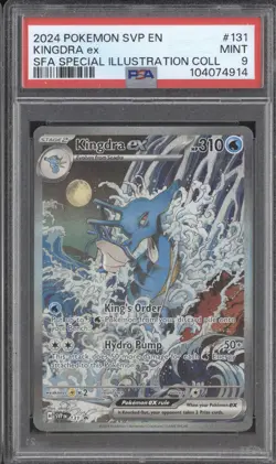 2024 Pokemon Shrouded Fable SVP131 Kingdra ex Black Star Promo PSA 9 - Image 1