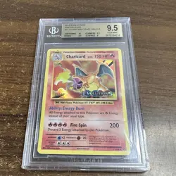Pokemon Charizard XY Evolutions Staff Prerelease Holo Rare Promo #11 BGS 9.5 Gem - Image 1