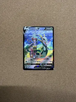 Serperior V TG13/TG30 Silver Tempest Trainer Gallery Ultra Rare Pokemon TCG NM - Image 2