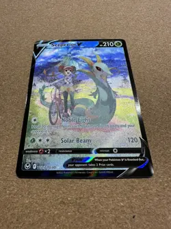 Serperior V TG13/TG30 Silver Tempest Trainer Gallery Ultra Rare Pokemon TCG NM - Image 3