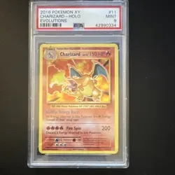 Charizard 11/108 Evolutions Holo Rare 2016 PSA 9 Pokemon TCG - Image 1