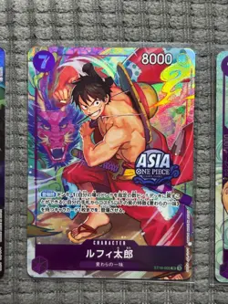 One Piece Asia stamp Promo Cards - Treasure Chest vol.1 Nami, Zoro, Luffy - Image 2