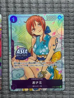 One Piece Asia stamp Promo Cards - Treasure Chest vol.1 Nami, Zoro, Luffy - Image 4