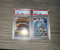 Graded Pokemon Cards Psa 9 Iron Bundle 066 Crustle 067 - Image 1