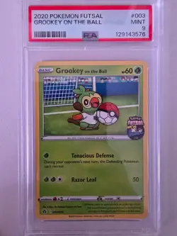 Grookey On the Ball #003 PSA 9 MINT - FA Promo UK Exclusive Soccer Card - Image 1