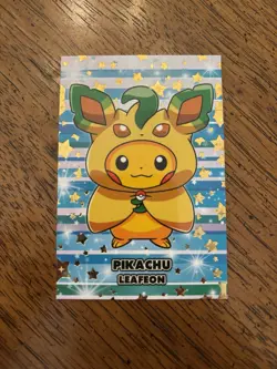 Pokemon Attacks Poncho Pikachu Eeveelution 9 Card Complete Set - Image 4