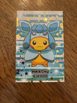 Pokemon Attacks Poncho Pikachu Eeveelution 9 Card Complete Set - Image 5
