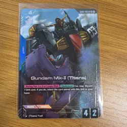 Gundam TCG Card Game Dual Impact GD02-003 R+ Gundam Mk-II Titans Alt Art Rare NM - Image 1