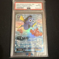 Weiss Schwarz Disney Pixar Finding Nemo Card PXR/S94 2022 Rare, PSA 10 - Image 1