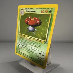 Vileplum Holo - Base Set Unlimited - 15/64 - LP Condition Pokemon Card - Image 3