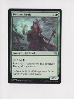 MAGIC THE GATHERING MTG COMMANDER: LORWYN ECLIPSED DEVOTED DRUID - Image 1