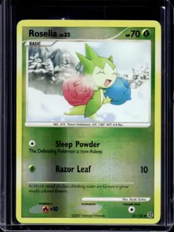 2007 Pokemon Diamond & Pearl Secret Wonders Roselia Reverse Holo #62/132 - Image 1