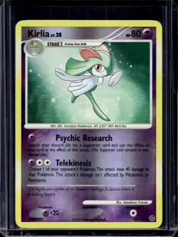 2007 Pokemon Diamond & Pearl Secret Wonders Kirlia Reverse Holo #53/132 - Image 1