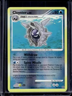 2007 Pokemon Diamond & Pearl Secret Wonders Cloyster Reverse Holo #47/132 - Image 1