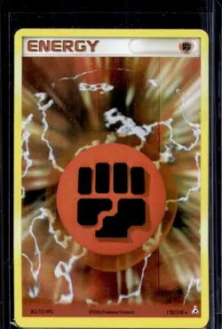 2006 Pokemon EX Holon Phantoms Fighting Energy Holo #110/110 - Image 1