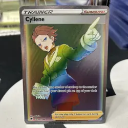 Cyllene Rainbow Secret Rare 201/189 Astral Radiance Trainer Pokemon Near Mint NM - Image 1