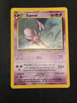 Pokemon TCG Espeon 1/75 Neo Discovery Holo Excellent/Near Mint ! - Image 4