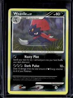 2007 Pokemon Diamond & Pearl Weavile #40/130 - Image 1