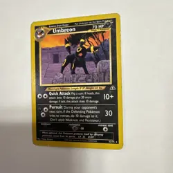 2001 Pokemon Neo Discovery Umbreon #32/75 - Image 3