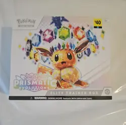 Pokemon Prismatic Evolutions Elite Trainer Box Eevee Booster Promo English 2025 - Image 1