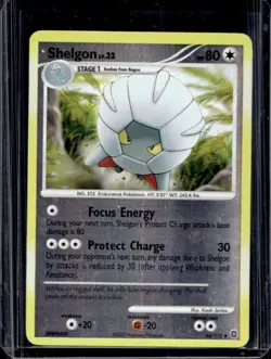 2007 Pokemon Diamond & Pearl Secret Wonders Shelgon Reverse Holo #64/132 - Image 1