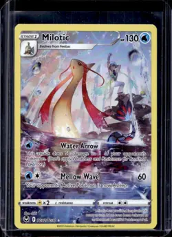 2022 Pokemon SWSH Silver Tempest Milotic Trainer Gallery Holo #TG02/TG30 - Image 1
