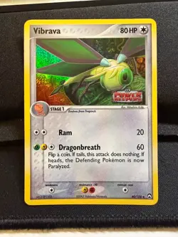 Pokemon Ex Power Keepers Vibrava Reverse Holo (40/108) NM/LP - Image 1