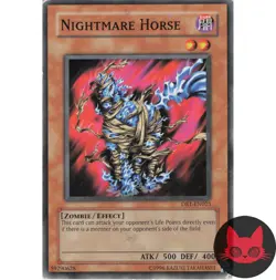 Yugioh Nightmare Horse DR1-EN025 Common MP - Image 1