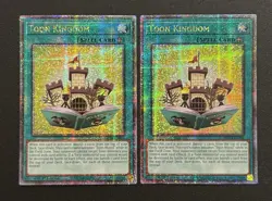2024 YUGIOH MP24 QCR SECRET RARE TOON KINGDOM X2 NM - Image 1