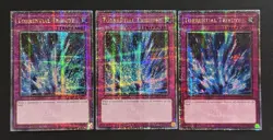 2024 YUGIOH MP24 QCR SECRET RARE TORRENTIAL TRIBUTE X3 NM SET - Image 1