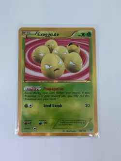 Exeggcute 102/101 BW Plasma Blast Shiny Secret Rare Pokemon Card LP - Image 2