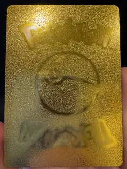 Mega M Charizard EX Gold Foil Fan Art Pokemon Card 108/106 230HP Mcharizard - Image 2