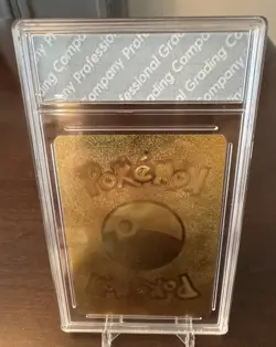 Mega M Charizard EX Gold Foil Fan Art Pokemon Card 108/106 230HP Mcharizard - Image 2