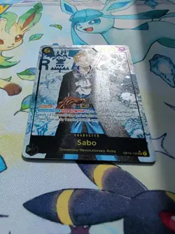 One Piece Sabo OP13-120 SEC Parallel ENGLISH Carrying On His Will in hand - Image 5