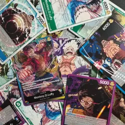 Monkey.D.Luffy 10 Card Mixed Lot - One Piece TCG Near-Mint - Image 2
