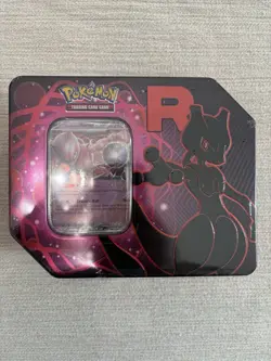 Pokemon Team Rocket MewTwo Tin New Sealed Destined Rivals - NEW / SEALED - Image 1