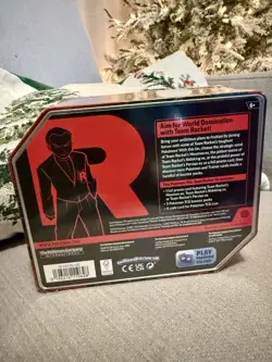 Pokemon TCG Destined Rivals Team Rocket Tin Mewtwo EX BRAND NEW SEALED IN HAND! - Image 4