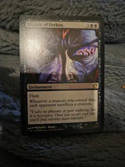 MTG Dictate of Erebos Journey Into NYX Card 65/165 Regular non-foil Rare - Image 1