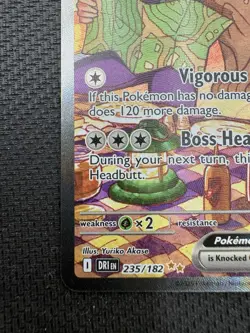 Pokemon TCG Arven's Mabosstiff EX #235/182 Sv10: Destined Rivals SAR - Image 4