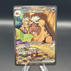 TAKE BOTH Pokemon TCG Arven's Mabosstiff EX #235/182 Sv10: Destined Rivals SAR - Image 1